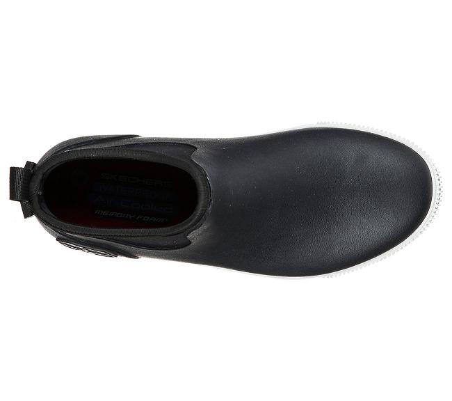 Zapatos de Trabajo Skechers Hombre - Moltke WP Negro KTHMO8543